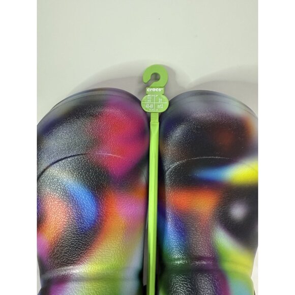 NWT Crocs at Work Slip Resistant Waterproof Shoe SZ 13 Chef Bistro Graphic Clog main image 11